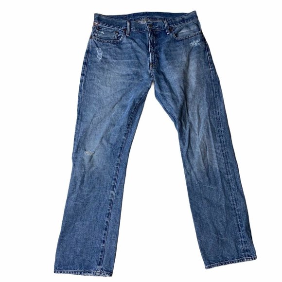 Denim & Supply Ralph Lauren Other - Denim Supply Ralph Lauren Distressed Straight Leg Denim Jeans Mens 33x30